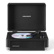 Crosley Cruiser Portable Retro CD Player with Stereo Bluetooth Speakers, FM Radio - Black V398-CR3505A-BK