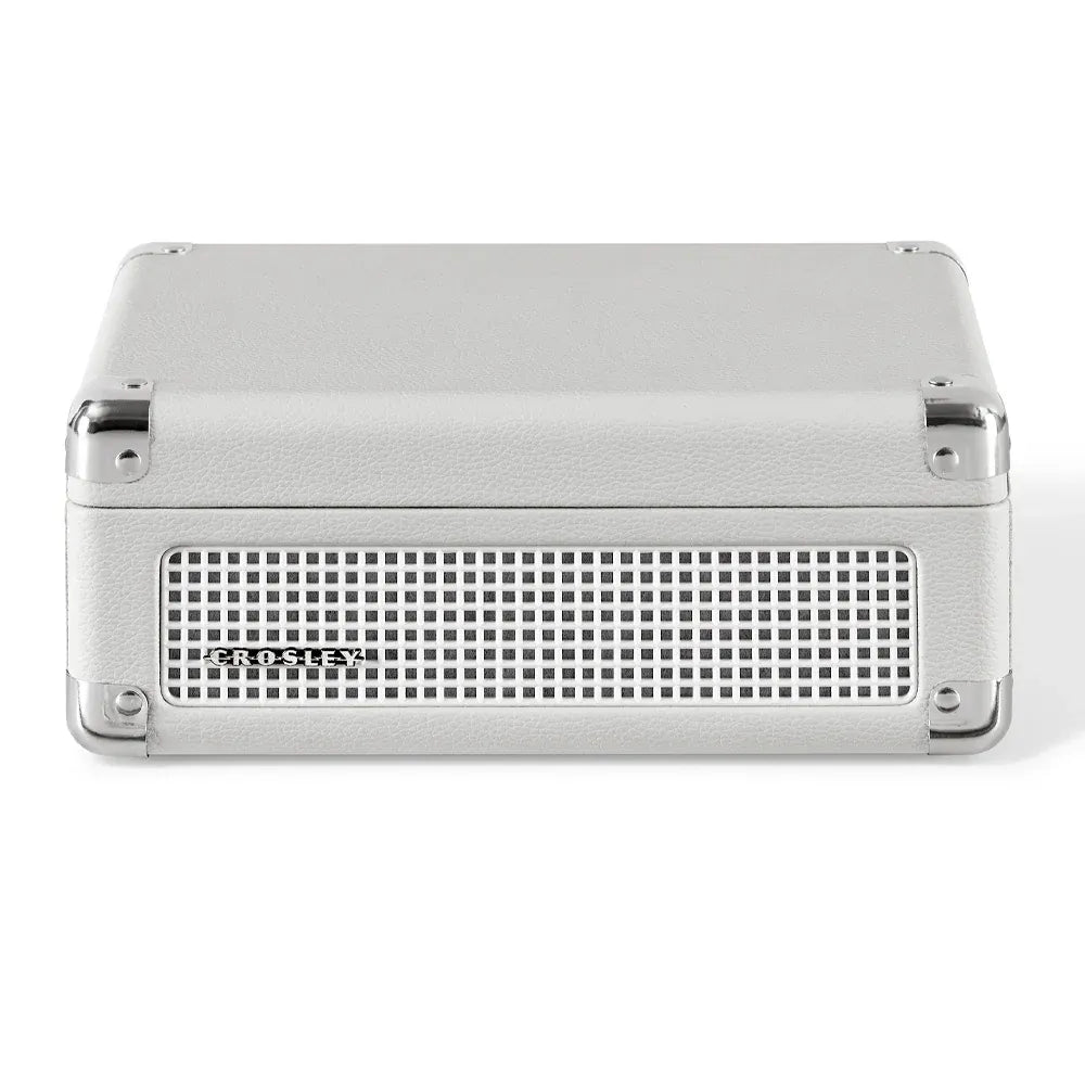 Crosley Cruiser Portable Retro CD Player with Stereo Bluetooth Speakers, FM Radio - White Sands V398-CR3505A-WS