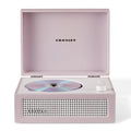 Crosley Voyager Portable Retro CD Player with Stereo Bluetooth Speakers, FM Radio - Amethyst V398-CR3517A-AM