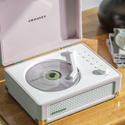 Crosley Voyager Portable Retro CD Player with Stereo Bluetooth Speakers, FM Radio - Amethyst V398-CR3517A-AM