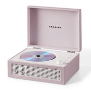 Crosley Voyager Portable Retro CD Player with Stereo Bluetooth Speakers, FM Radio - Amethyst V398-CR3517A-AM