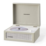 Crosley Voyager Portable Retro CD Player with Stereo Bluetooth Speakers, FM Radio - Dune V398-CR3517A-DU