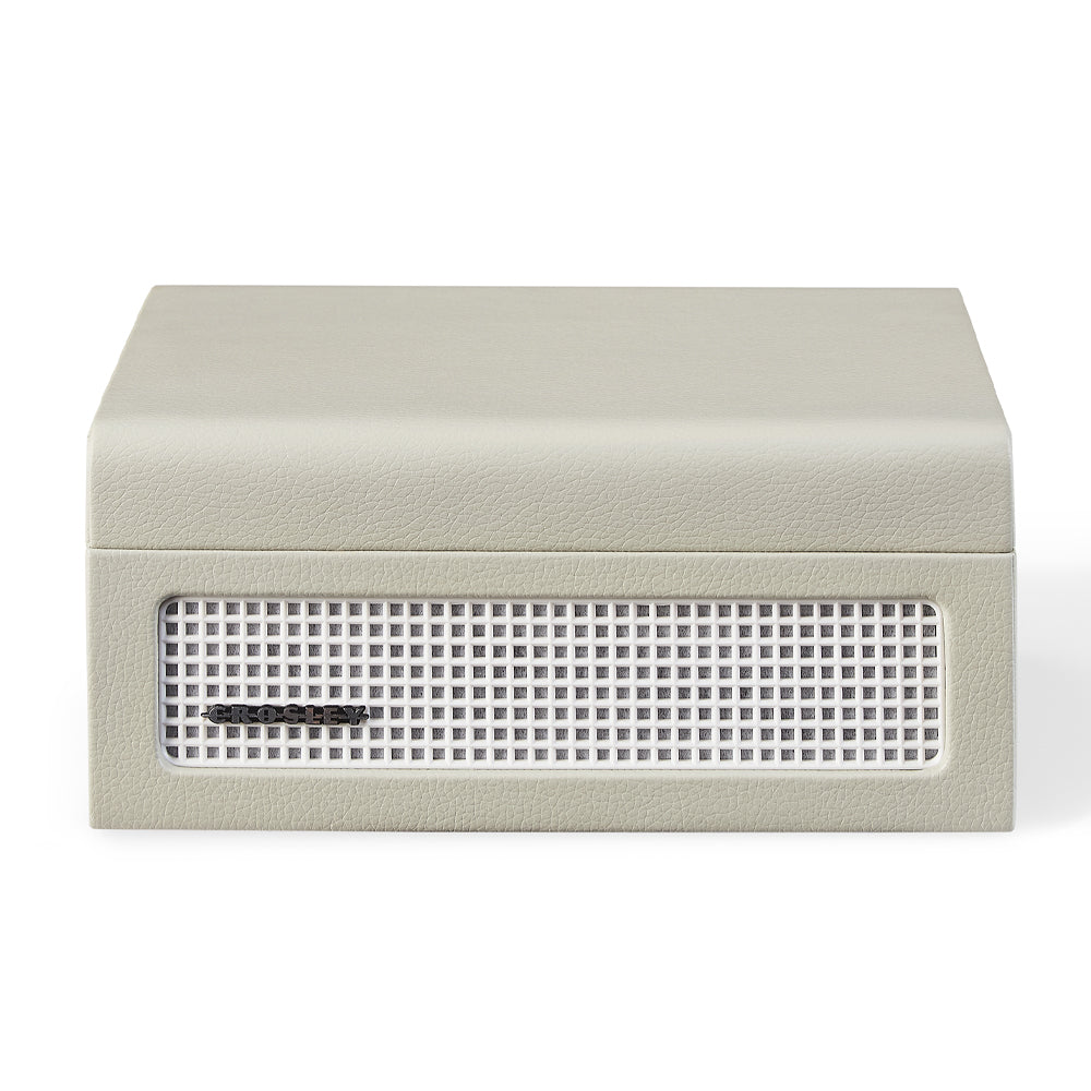 Crosley Voyager Portable Retro CD Player with Stereo Bluetooth Speakers, FM Radio - Dune V398-CR3517A-DU