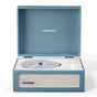 Crosley Voyager Portable Retro CD Player with Stereo Bluetooth Speakers, FM Radio - Washed Blue V398-CR3517A-WB