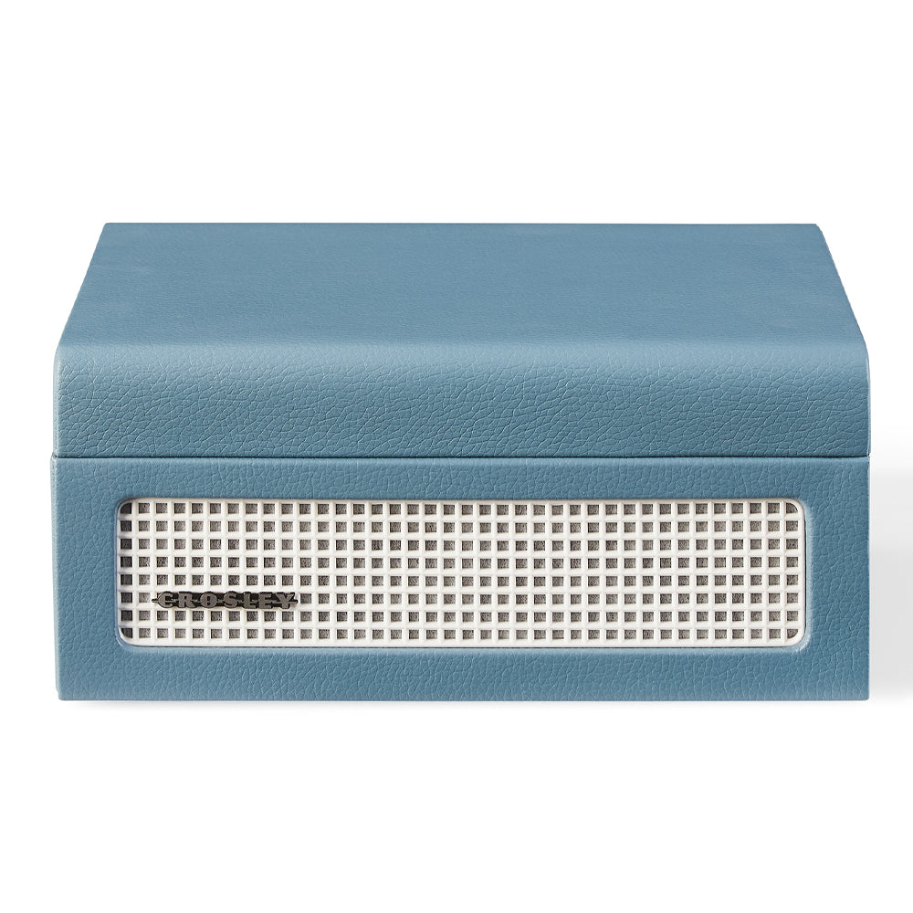 Crosley Voyager Portable Retro CD Player with Stereo Bluetooth Speakers, FM Radio - Washed Blue V398-CR3517A-WB