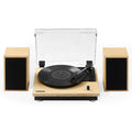 Crosley Brio Record Player Shelf System With Speakers - Natural V398-CR6043A-NA4