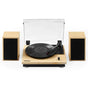 Crosley Brio Record Player Shelf System With Speakers - Natural V398-CR6043A-NA4