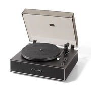 Crosley Stave 2-Speed Bluetooth Record Player Turntable with Built-in Speakers, Black V398-CR6046A-BKSL4