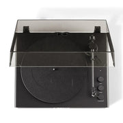 Crosley Stave 2-Speed Bluetooth Record Player Turntable with Built-in Speakers, Black V398-CR6046A-BKSL4