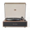 Crosley Stave 2-Speed Bluetooth Record Player Turntable with Built-in Speakers, Walnut V398-CR6046A-WAGL4