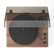Crosley Stave 2-Speed Bluetooth Record Player Turntable with Built-in Speakers, Walnut V398-CR6046A-WAGL4