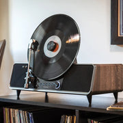 Crosley Beck Automatic Vertical Record Player - Walnut V398-CR6049A-WA4