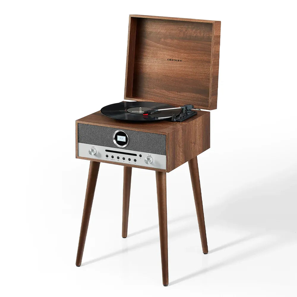 Crosley Nash 7-in-1 Vinyl Record Player - Walnut V398-CR6238A-WA4