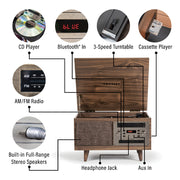 Crosley Serenade 8 in 1 Record Player V398-CR7023A-WA