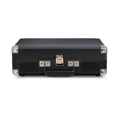 Crosley Cruiser Bluetooth Portable Turntable - Black + Bundled Crosley Record Storage Crate V398-CR8005FSC-BK4