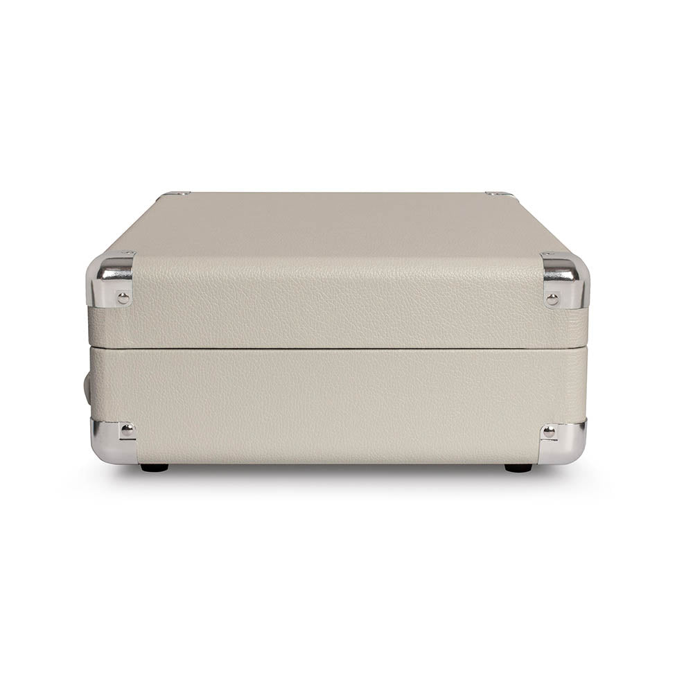 Crosley Cruiser Bluetooth Portable Turntable - White Sands + Bundled Crosley Record Storage Display Stand V398-CR8005FSS-WS4