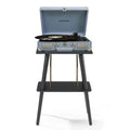 Crosley Cruiser Bluetooth Portable Turntable - Tourmaline + Crosley Entertainment Stand Bundle