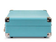 Crosley Cruiser Bluetooth Portable Turntable + Crosley Turntable Stand Bundle - Turquoise V398-CR8005FST-TU4