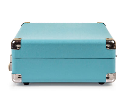 Crosley Cruiser Bluetooth Portable Turntable + Crosley Turntable Stand Bundle - Turquoise V398-CR8005FST-TU4