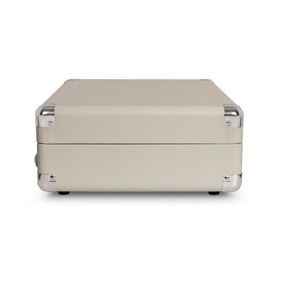 Crosley Cruiser Bluetooth Portable Turntable + Crosley Turntable Stand Bundle- White Sands V398-CR8005FST-WS4