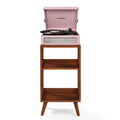 Crosley Voyager Bluetooth Portable Turntable + Crosley Asheville Stand Bundle - Amethyst V398-CR8017BMS-AM4