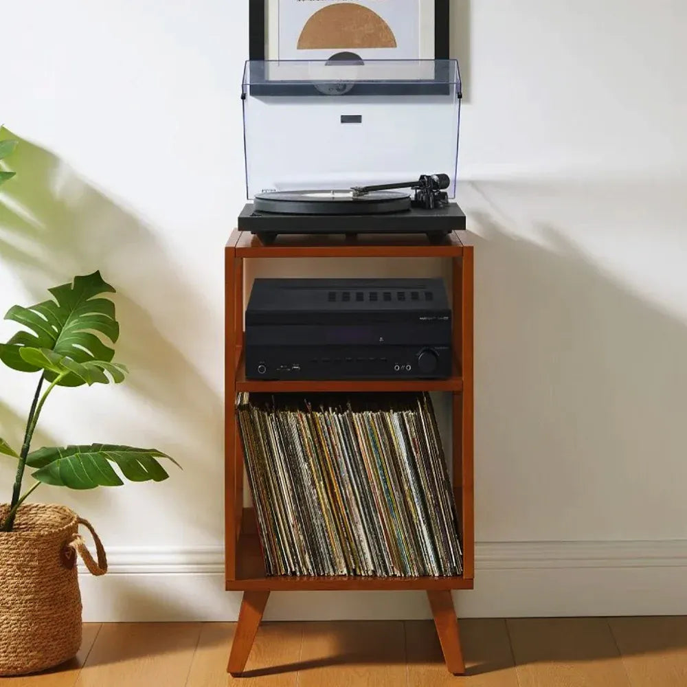 Crosley Asheville Small Record Player Stand - Walnut V398-CRCF1152-WA