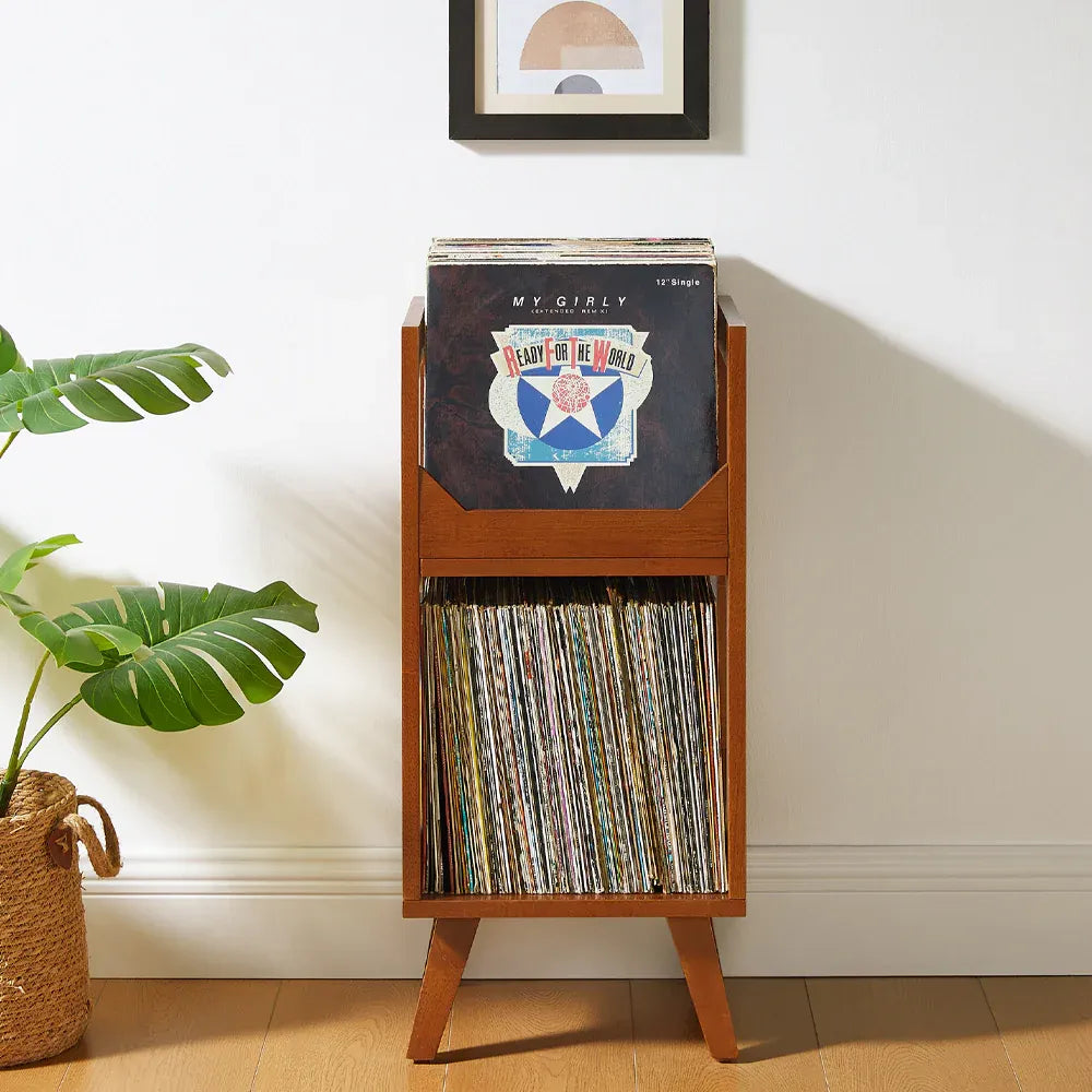 Crosley Asheville Small Record Player Stand - Walnut V398-CRCF1152-WA