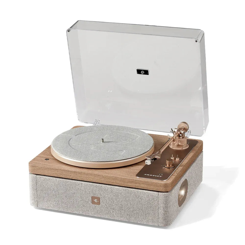 Crosley E100 Record Player Shelf System - Natural V398-CRE100A-NALG4