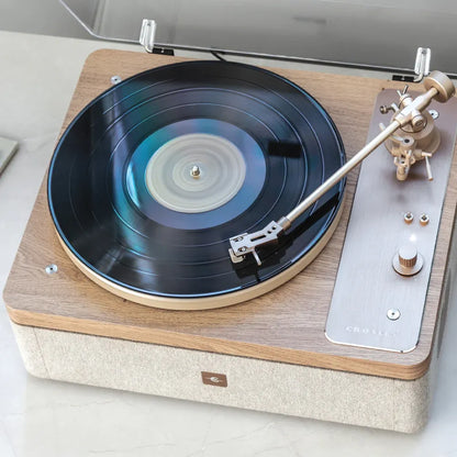 Crosley E100 Record Player Shelf System - Natural V398-CRE100A-NALG4