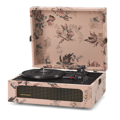 Crosley Voyager Bluetooth Portable Turntable - Floral V398-CRIW8017B-FL4