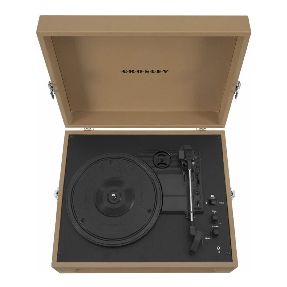 Crosley Voyager Bluetooth Portable Turntable - Tan V398-CRIW8017B-TA4