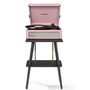 Crosley Voyager Bluetooth Portable Turntable + Crosley Turntable Stand Bundle - Amethyst V398-CRIW8017BST-AM4