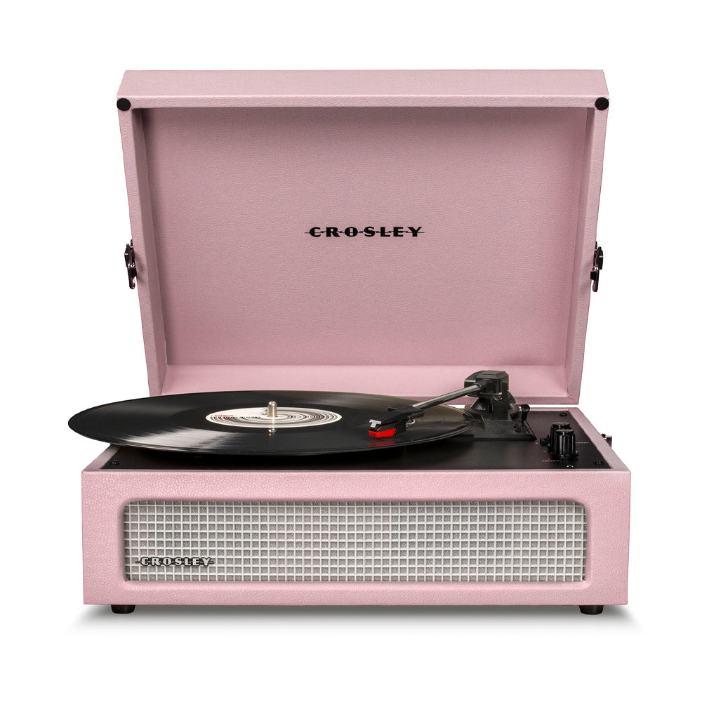 Crosley Voyager Bluetooth Portable Turntable + Crosley Turntable Stand Bundle - Amethyst V398-CRIW8017BST-AM4