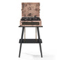 Crosley Voyager Bluetooth Portable Turntable + Turntable Stand Bundle - Floral V398-CRIW8017BST-FL4