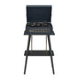 Crosley Voyager Bluetooth Portable Turntable + Entertainment Stand Bundle - Navy V398-CRIW8017BST-NY4