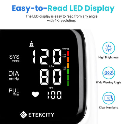 Etekcity Smart Blood Pressure Monitor - White V398-EKEBP-UA5