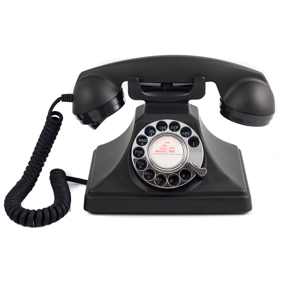 GPO Retro 200 Rotary Telephone - Black V398-GPO-200