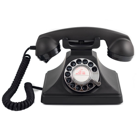 GPO Retro 200 Rotary Telephone - Black V398-GPO-200
