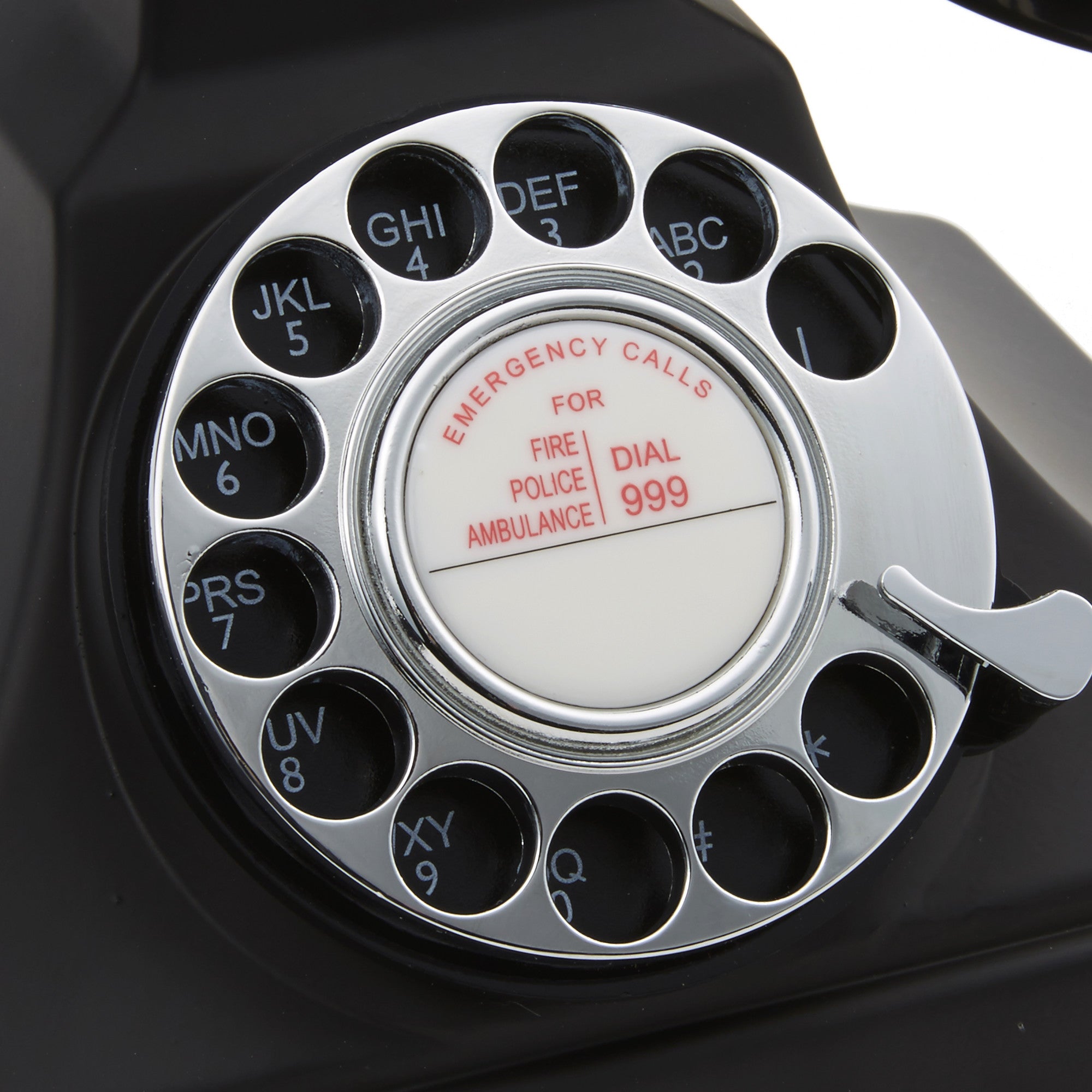 GPO Retro 200 Rotary Telephone - Black V398-GPO-200