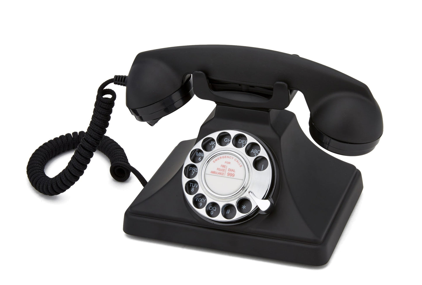 GPO Retro 200 Rotary Telephone - Black V398-GPO-200