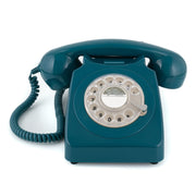 GPO Retro 746 Rotary Telephone - Azure Blue V398-GPO-ROTY-ABL