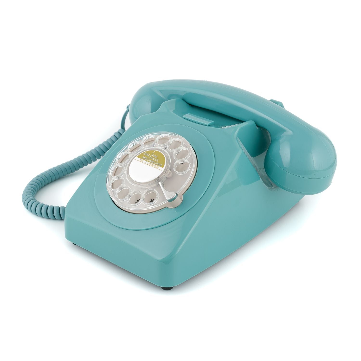GPO Retro 746 Rotary Telephone - Blue V398-GPO-ROTY-BLU