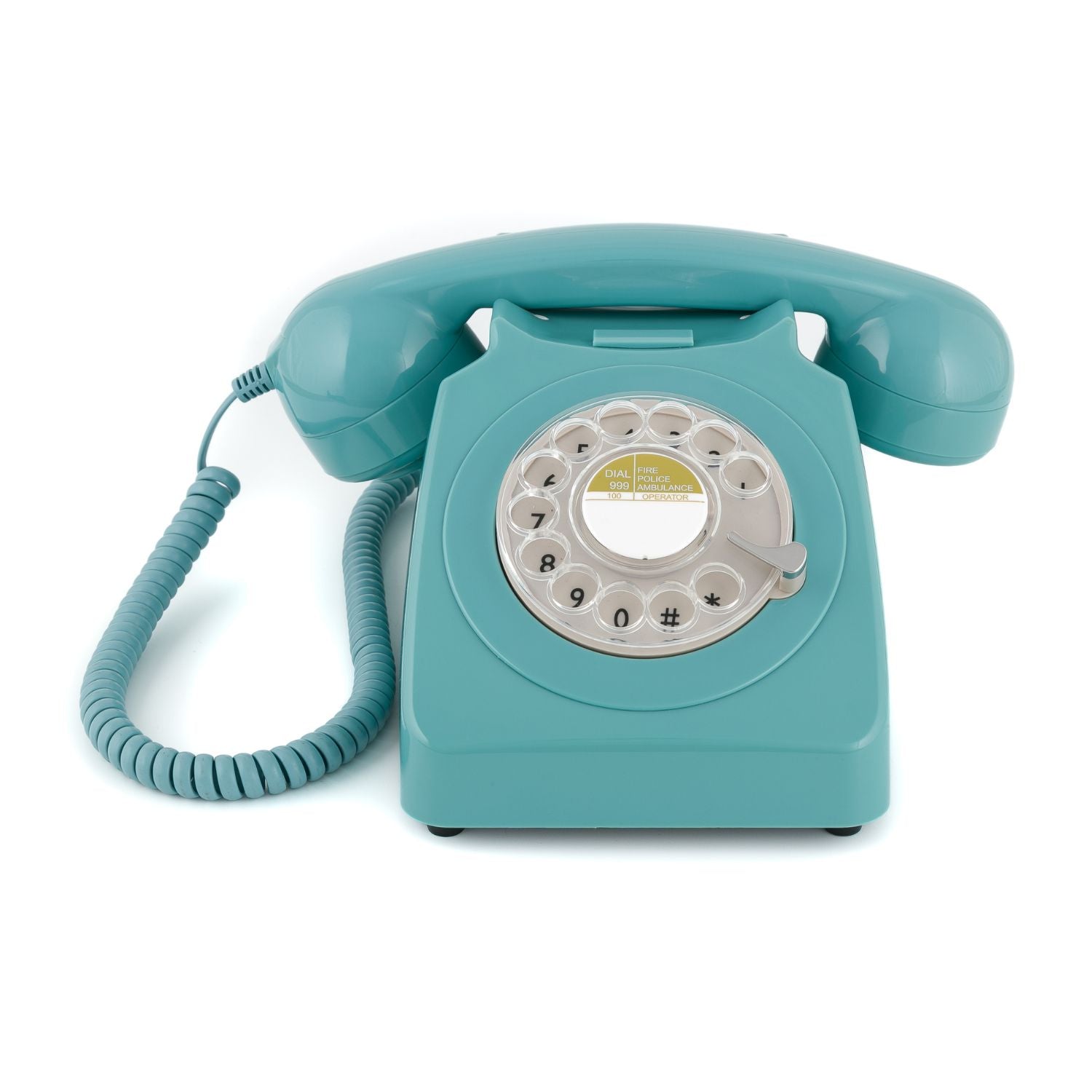 GPO Retro 746 Rotary Telephone - Blue V398-GPO-ROTY-BLU