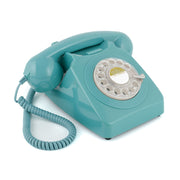 GPO Retro 746 Rotary Telephone - Blue V398-GPO-ROTY-BLU