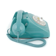 GPO Retro 746 Rotary Telephone - Blue V398-GPO-ROTY-BLU