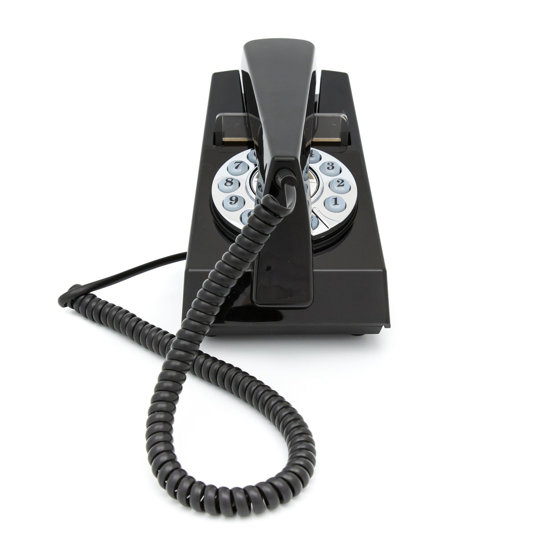 GPO Retro Trim Phone Push Button - Black V398-GPO-TRIM-BLK