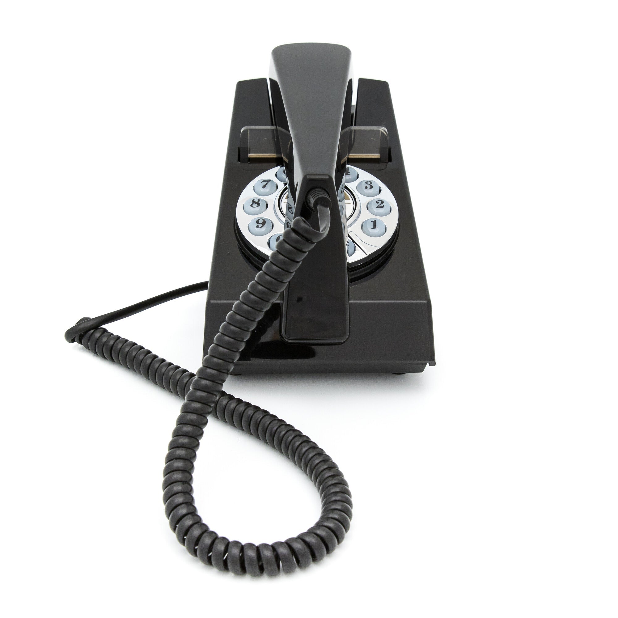 GPO Retro Trim Phone Push Button - Black V398-GPO-TRIM-BLK