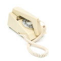 GPO Retro Trim Phone Push Button - Ivory V398-GPO-TRIM-IVY