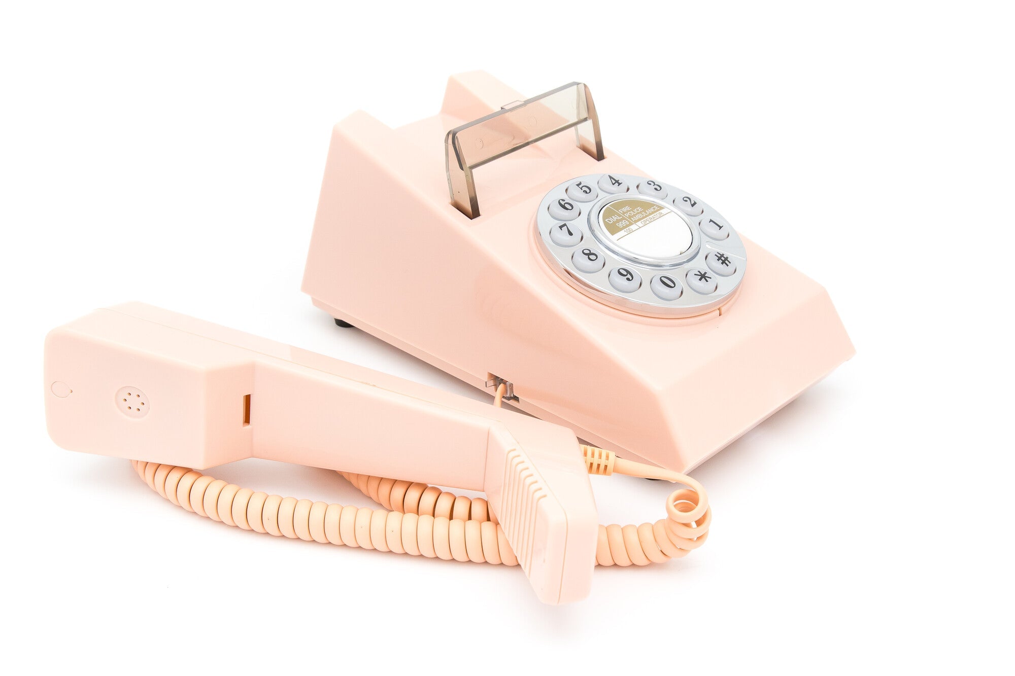 GPO Retro Trim Phone Push Button - Pink V398-GPO-TRIM-PNK