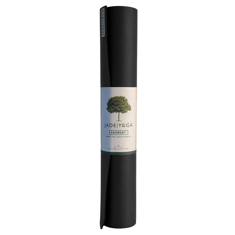 Jade Yoga Harmony Mat- Black V398-JY-368BK